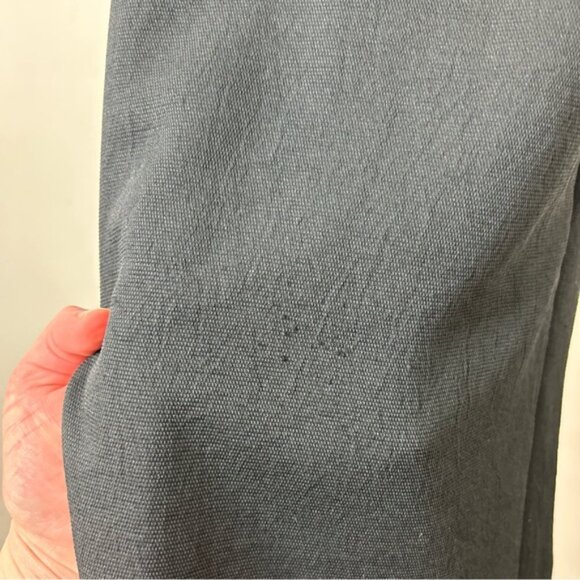 Aritzia Wilfred Ecoulement Jumpsuit Tie waist V-neck Wide flare leg Black Size 2 - Picture 10 of 15